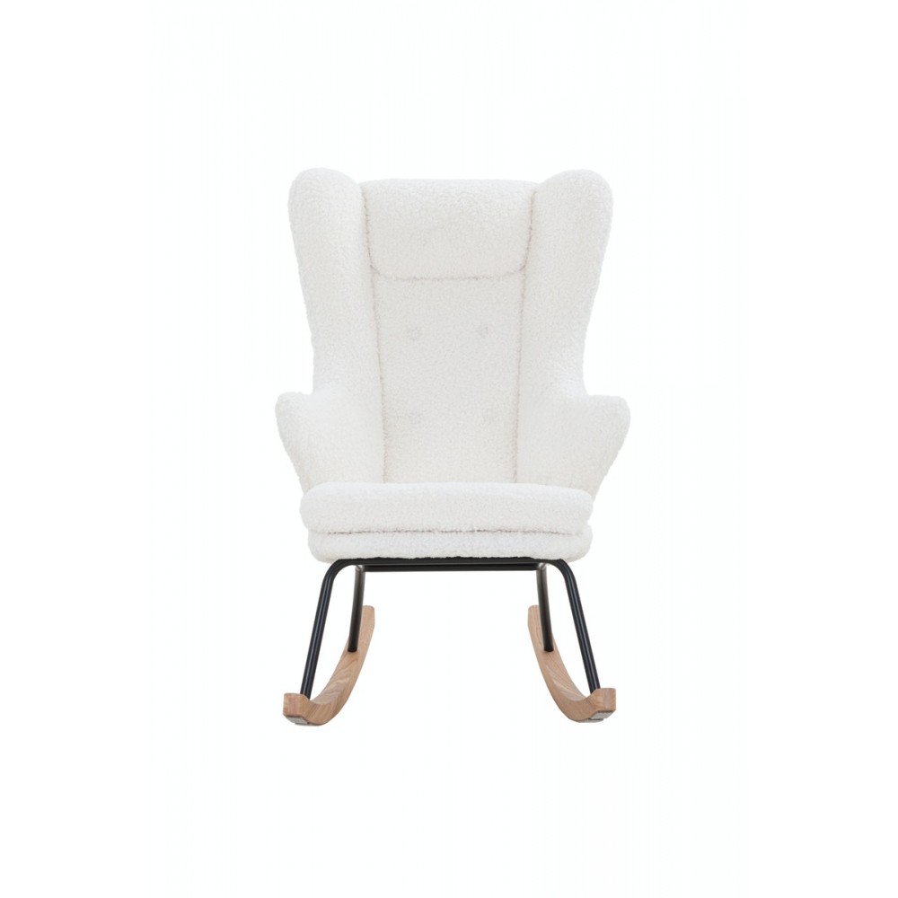 Snow Bear Rocker Chair – White Teddy Fur Breastfeeding Chair Rocking Chairs £1,000.00 Living Room Oak Veneer product_features