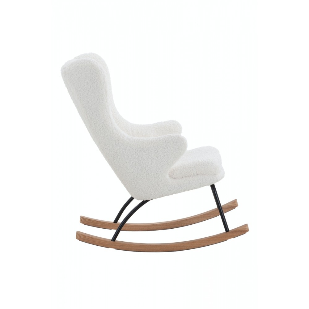 Snow Bear Rocker Chair – White Teddy Fur Breastfeeding Chair Rocking Chairs £1,000.00 Living Room Oak Veneer product_features