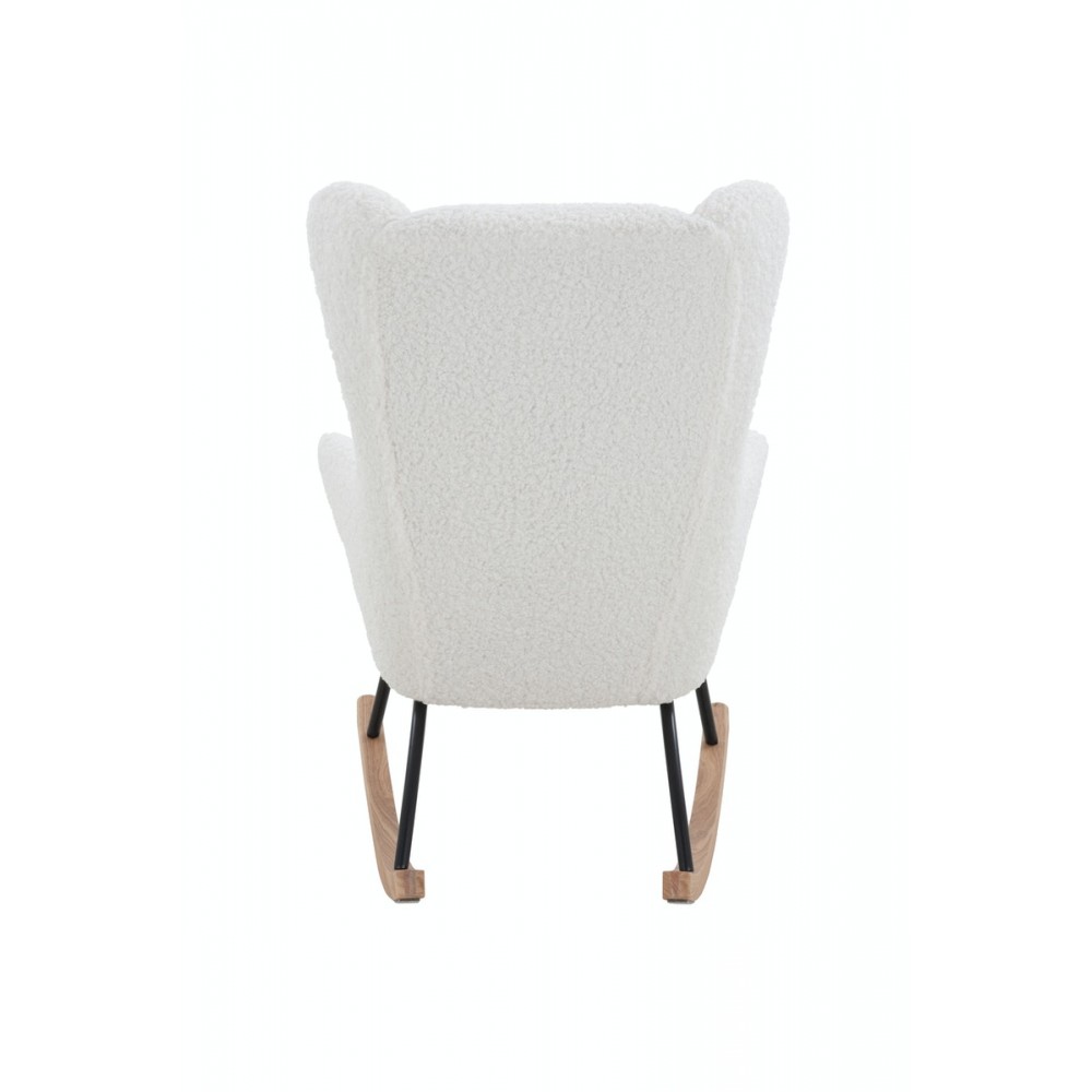 Snow Bear Rocker Chair – White Teddy Fur Breastfeeding Chair Rocking Chairs £1,000.00 Living Room Oak Veneer product_features