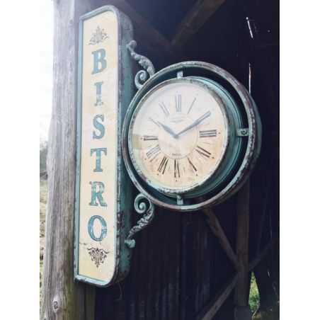 Bistro Wall Clock Home Smithers of Stamford £275.00 Store UK, US, EU, AE,BE,CA,DK,FR,DE,IE,IT,MT,NL,NO,ES,SE