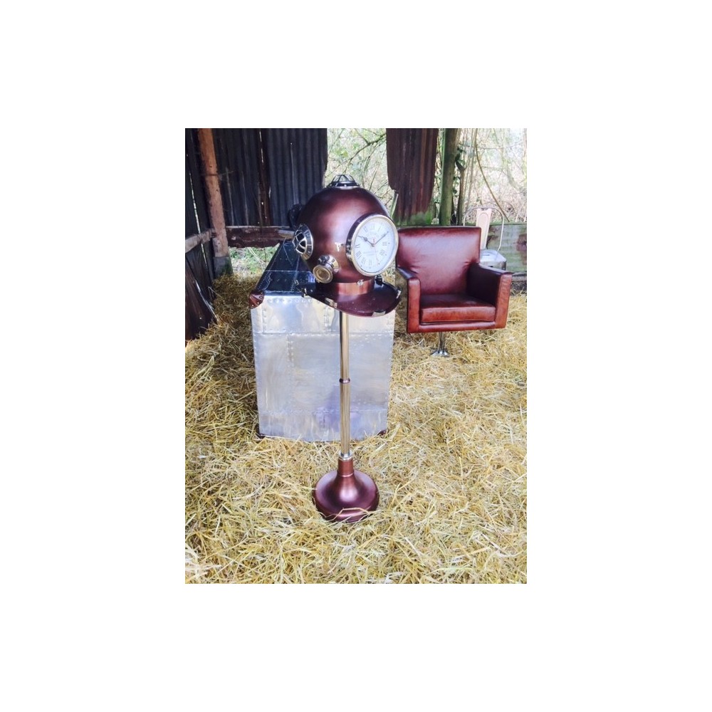 Nautical Diving Helmet Floor Clock Archives £492.00