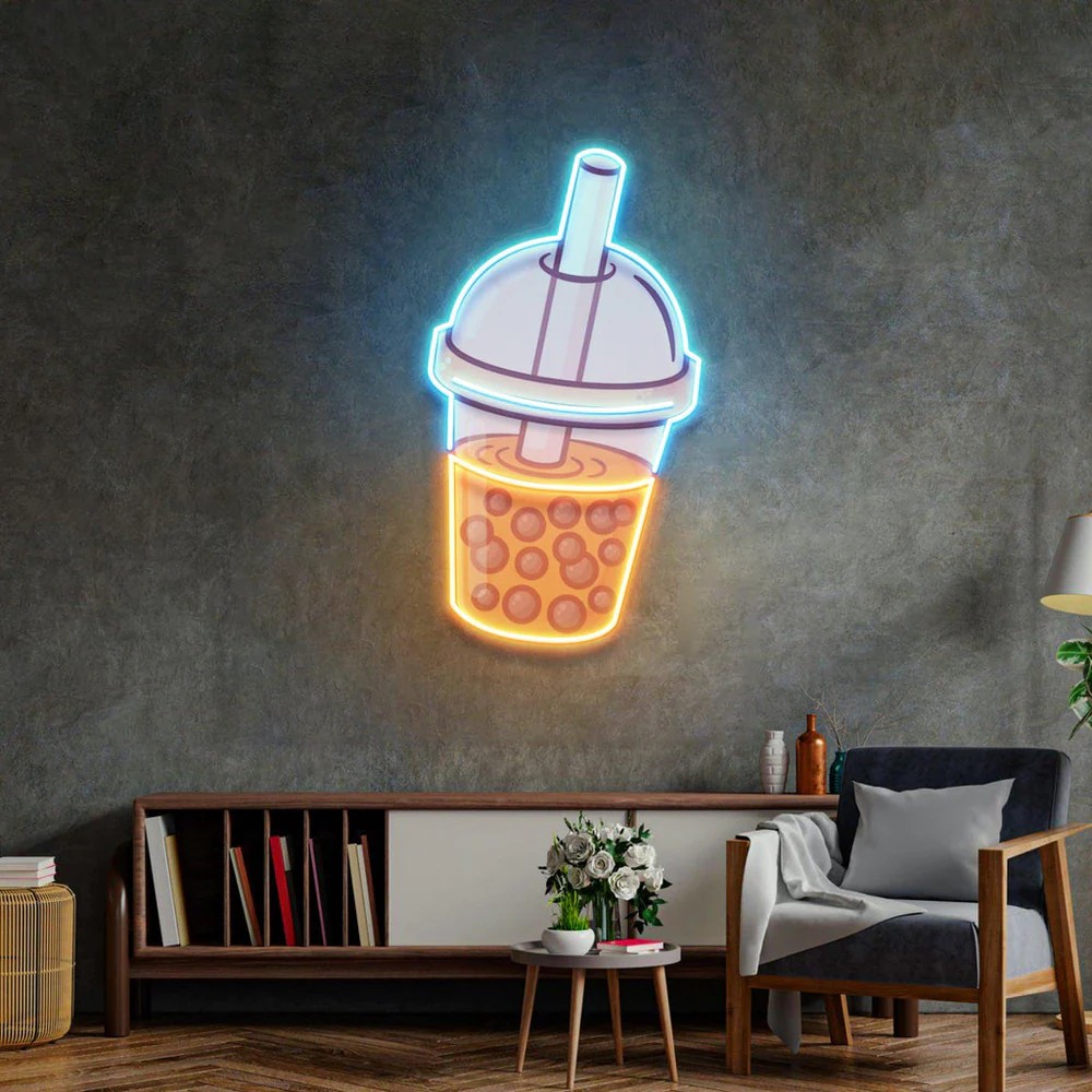 Bubble Tea Neon Sign Light Smithers Your Custom Neon Sign & Neon Signs | Handmade in London by Smithers £365.00 product_features