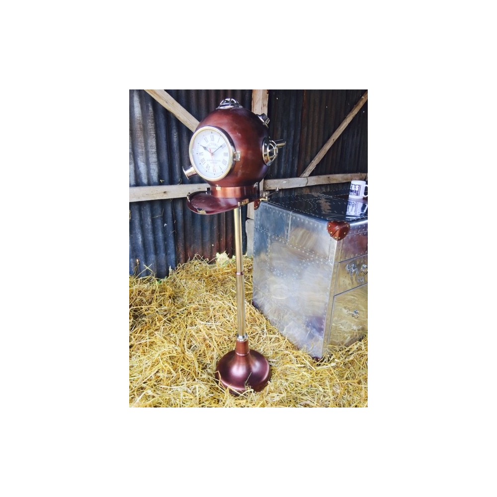 Nautical Diving Helmet Floor Clock Archives £492.00