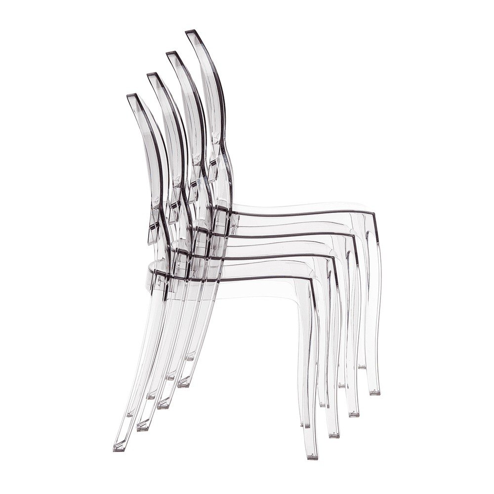 Outdoor Ghost Crystal Dining Chair Smithers Retro Furniture £225.00 Dining Room product_features