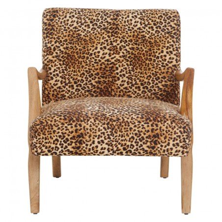 Leopard Print Armchair Smithers Designer Furniture &pound;750.00 Reception Room Mango Wood product_features