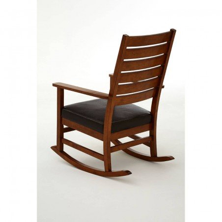 Harrington Dark Wood Rocking Chair Smithers Rocking Chairs &pound;300.00 Living Room Hevea product_features