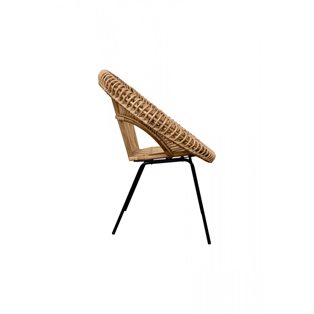 Round Satellite Rattan Chair Retro Furniture £380.00