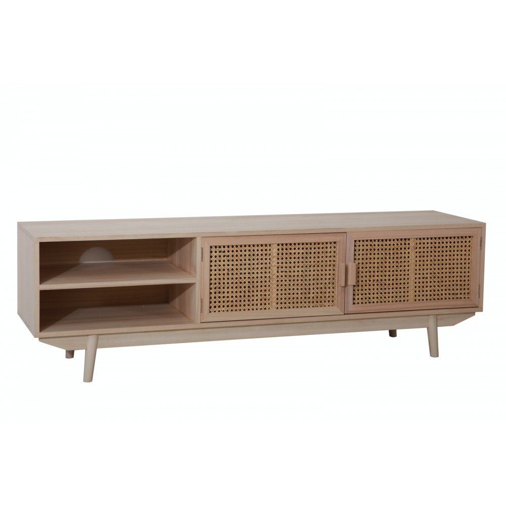 Rattan TV Unit Smithers Furniture £850.00 Living Room Paulownia product_features