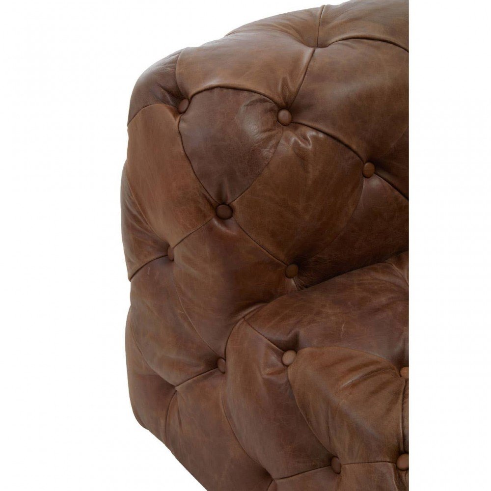 Extended Shoreditch Button Back Tan Leather Sofa Smithers Chesterfield £2,500.00 Bar product_features