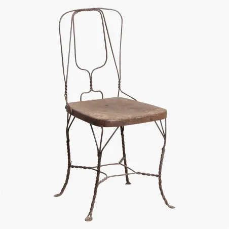 Industrial Dining Chair Smithers Reclaimed Wood Furniture &pound;190.00 Kitchen Diner Mango Wood Recycled Steel product_features