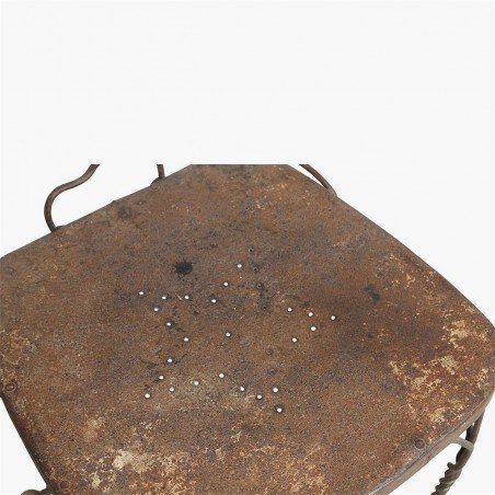 Industrial Dining Chair Smithers Reclaimed Wood Furniture £190.00 Kitchen Diner Mango Wood Recycled Steel product_features