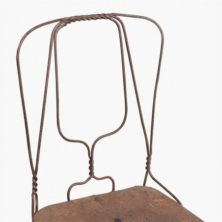 Industrial Dining Chair Smithers Reclaimed Wood Furniture £190.00 Kitchen Diner Mango Wood Recycled Steel product_features