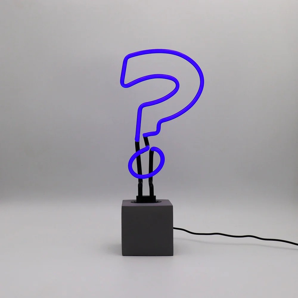 Question Mark Neon Sign Smithers Carnival £89.00 product_features