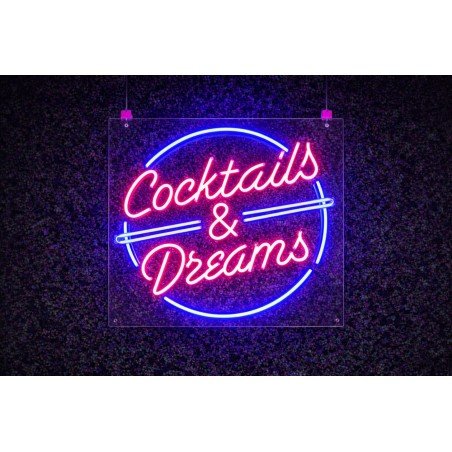 Cocktails & Drinks Neon Sign | Iconic Bar Neon Inspired by Cocktail