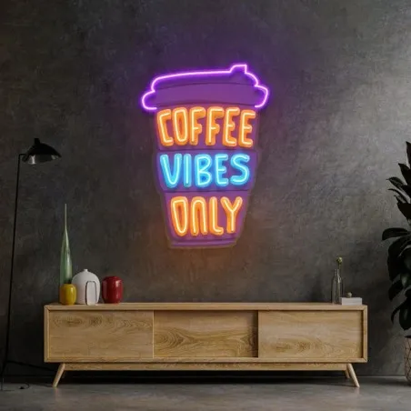 Coffee Vibes Only Neon Sign  Your Custom Neon Sign & Neon Signs | Handmade in London by Smithers £295.00      product_features