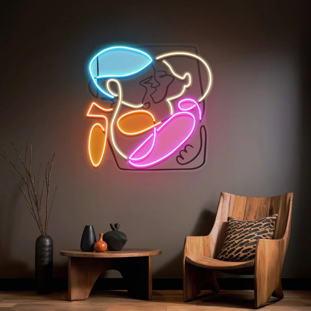 A Quite Kiss Neon Sign  Your Custom Neon Sign & Neon Signs | Handmade in London by Smithers £300.00      product_features