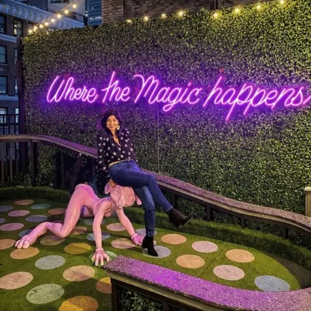 Where the Magic Happens Neon Sign Smithers Neon Wall Lights &pound;260.00 product_features