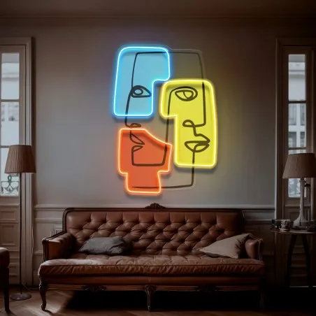 Split Persona Neon Sign Smithers Neon Wall Lights £260.00      product_features