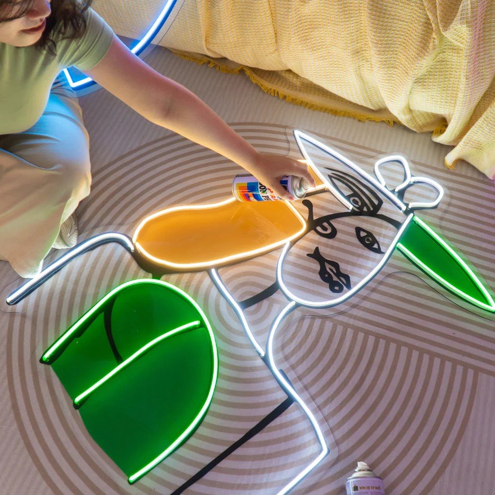 Abstract Madame Mouse Neon Sign Smithers Neon Wall Lights £260.00      product_features