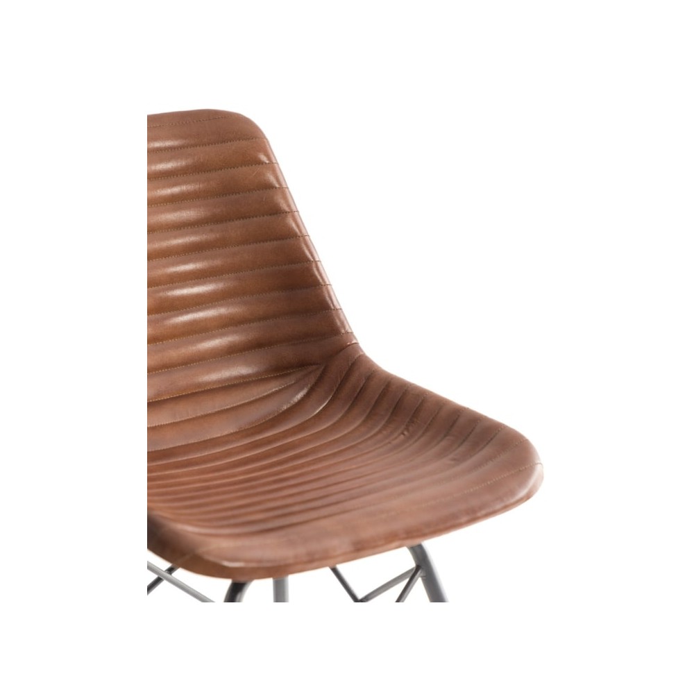 Leather Industrial & Cowhide Dining Chairs Smithers Industrial Furniture £180.00 Dining Room Iron product_features