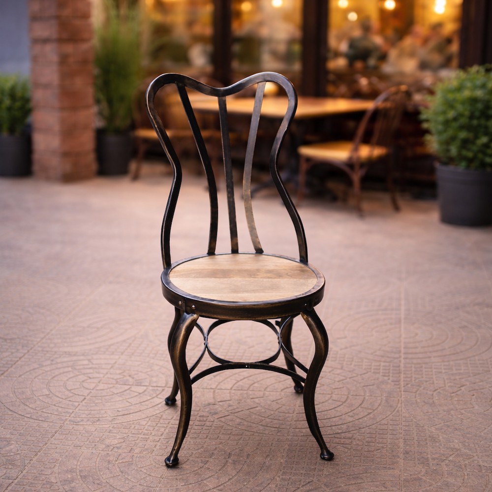 Toledo UHL Metal Industrial Dining Chair Smithers Bespoke Furniture £650.00 Mango Wood Iron product_features