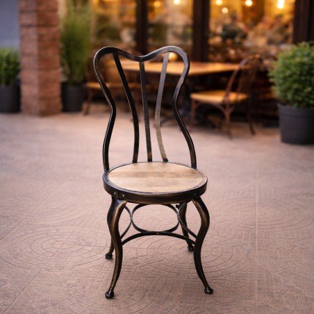 Toledo UHL Metal Industrial Dining Chair Smithers Bespoke Furniture &pound;650.00 Mango Wood Iron product_features