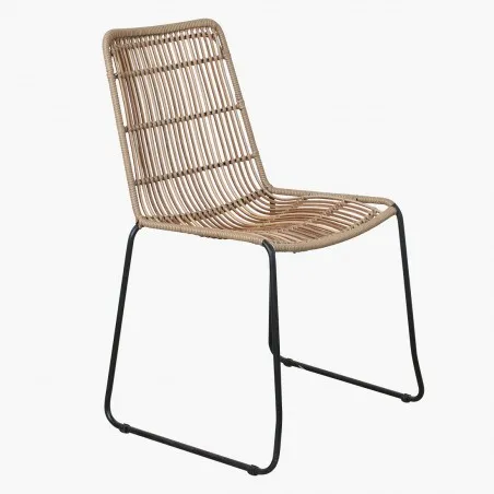 The Palma Stackable Rattan Dining Chair Dining Room &pound;230.00 Conservatory Steel product_features