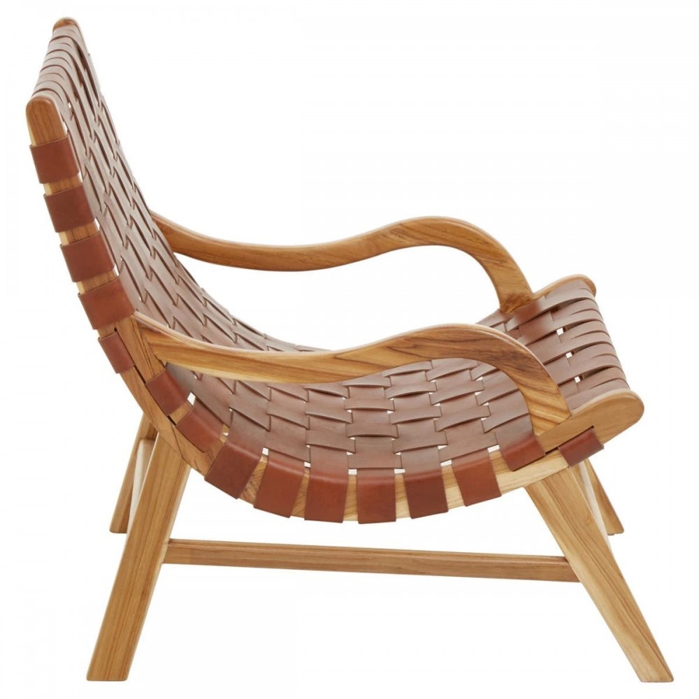 Nomad Real Woven Leather Strap Lazy Chair Smithers Bedroom £450.00 product_features