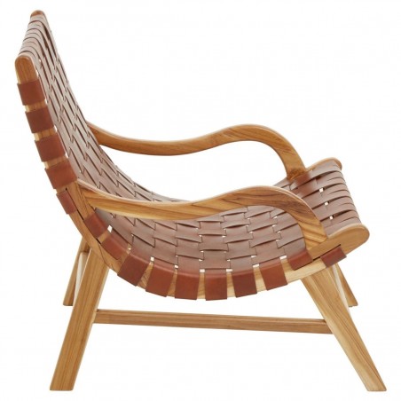 Nomad Real Woven Leather Strap Lazy Chair Smithers Bedroom £450.00 product_features