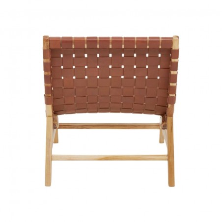 Nomad Real Woven Leather Strap Lazy Chair Smithers Bedroom £450.00 product_features