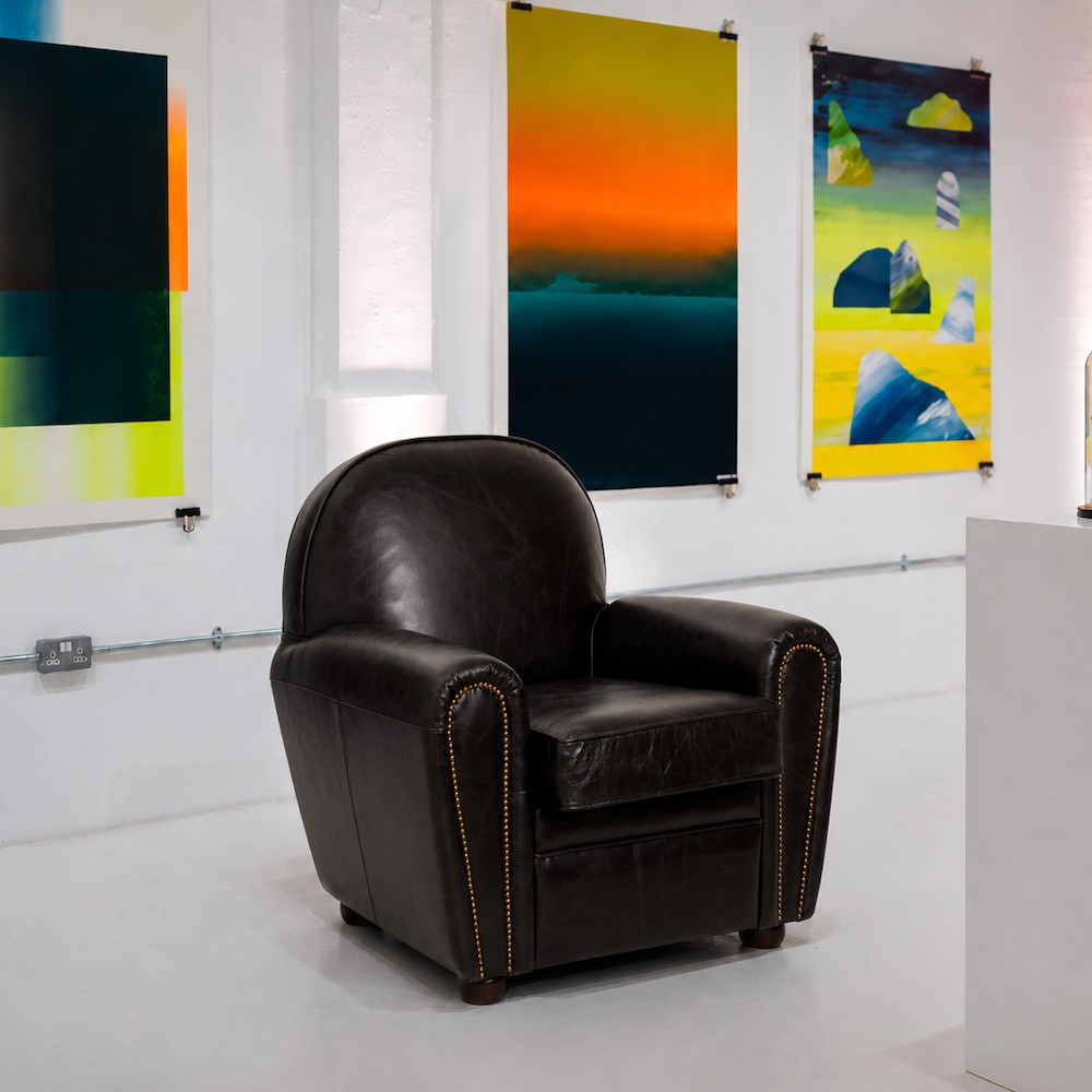 Victor Black Leather Armchair Smithers Sofas & Armchairs £1,850.00 Entrance Hall Willow product_features