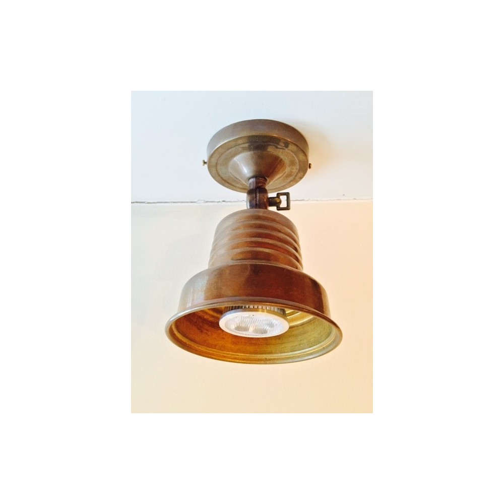 Industrial Wall Mount Light Smithers Lighting £119.00 Spun Brass product_features