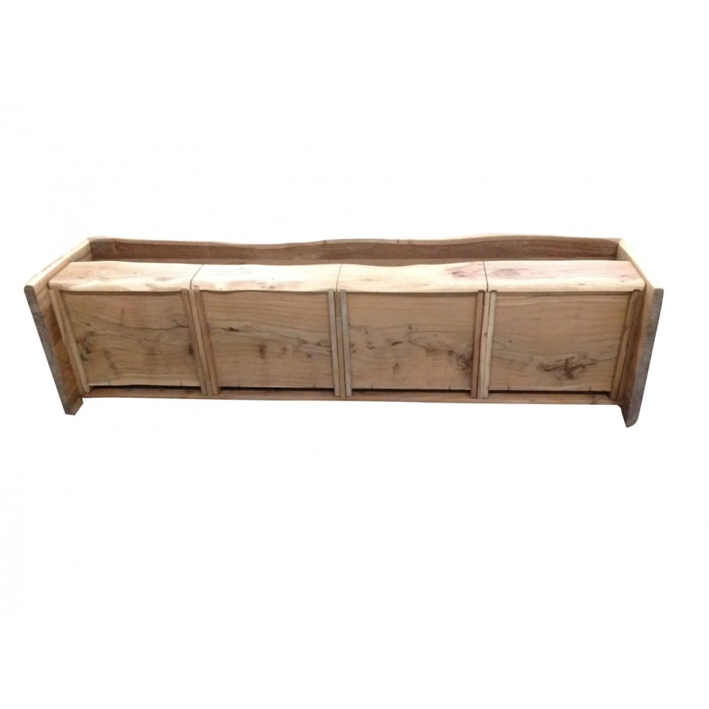 Natural Wood Tv Unit​ – Live Edge Lowboard Smithers Furniture £1,050.00 Living Room Acacia product_features