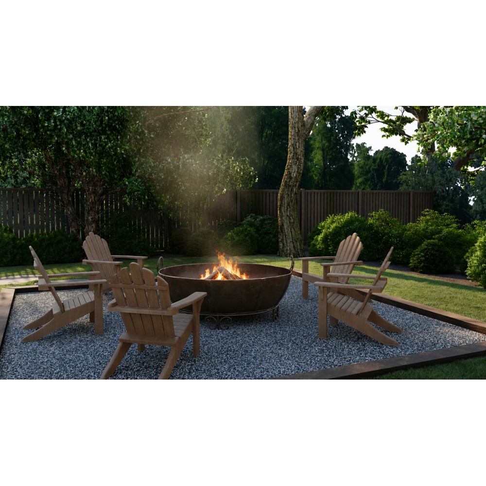 Biggest Fire Pit Bowl – Giant Outdoor Fire Pit for Gardens & Entertaining This And That £600.00 Iron product_features