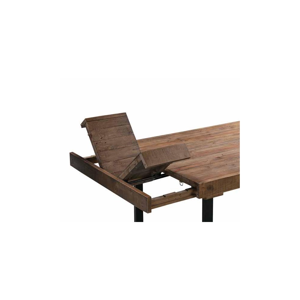 Factory Reclaimed Wood Extendable Dining Table​ Smithers Dining Tables £1,250.00 Kitchen Diner Reclaimed Wood product_features
