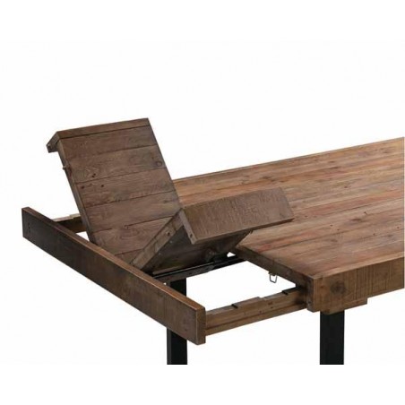 Factory Reclaimed Wood Extendable Dining Table​ Smithers Dining Tables £1,250.00 Kitchen Diner Reclaimed Wood product_features