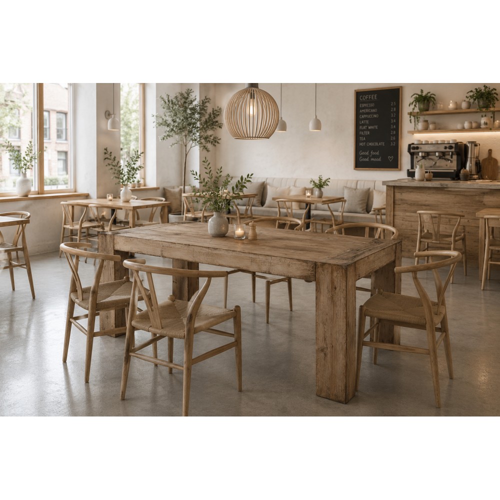 Railway Reclaimed Wood Dining Table Smithers Dining Tables £2,200.00 Kitchen Diner FSC Recycled Wood product_features