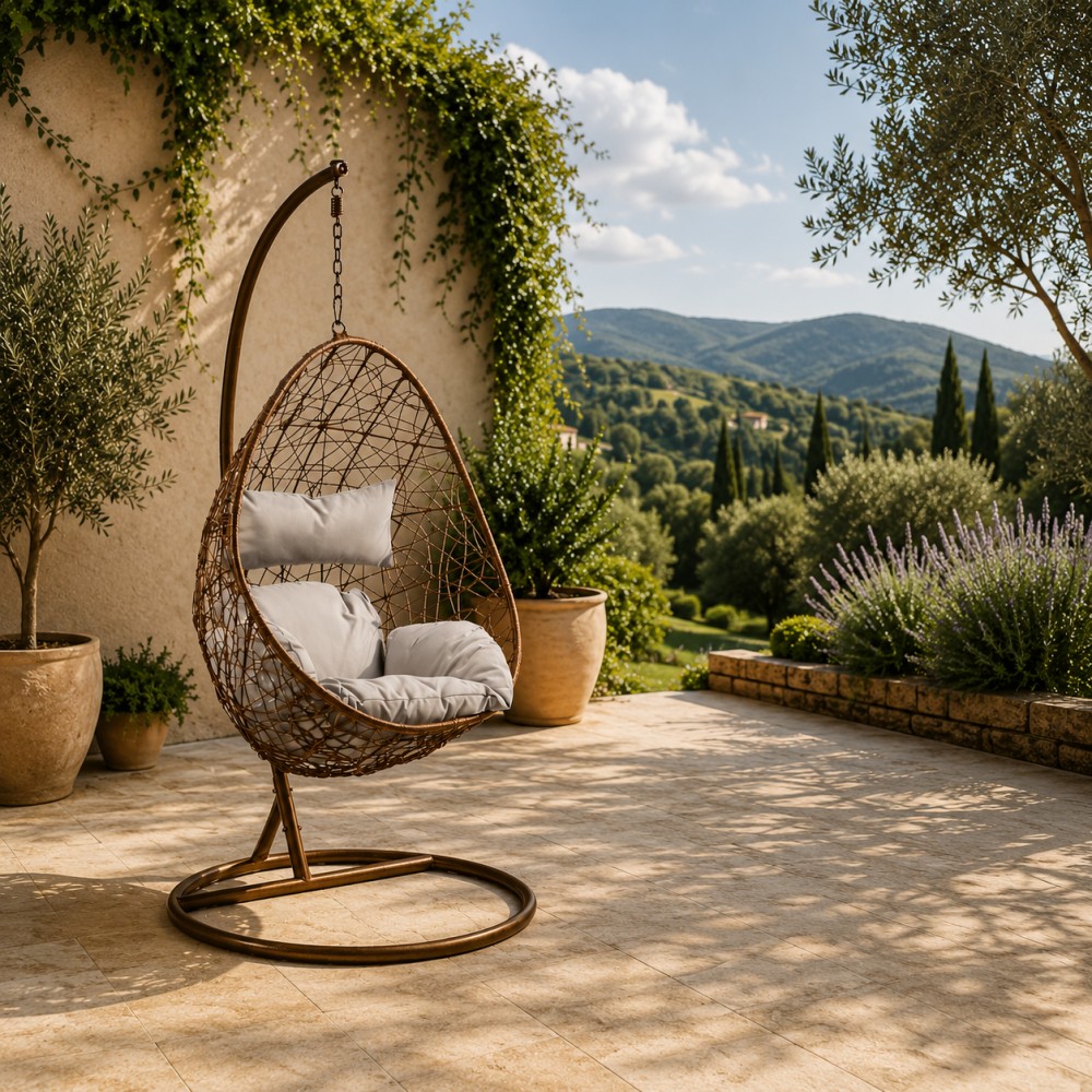 Rattan Hanging Egg Chair Smithers Retro Furniture £500.00 Rattan product_features