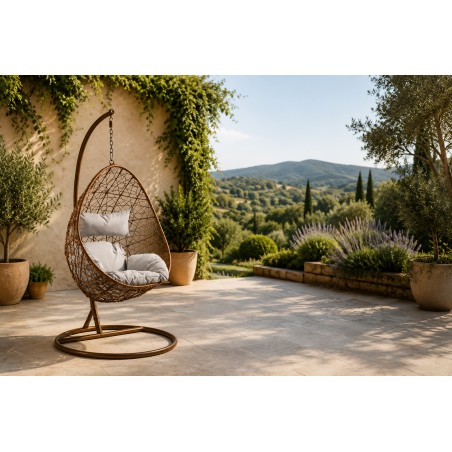 Rattan Hanging Egg Chair Smithers Retro Furniture £500.00 Rattan product_features