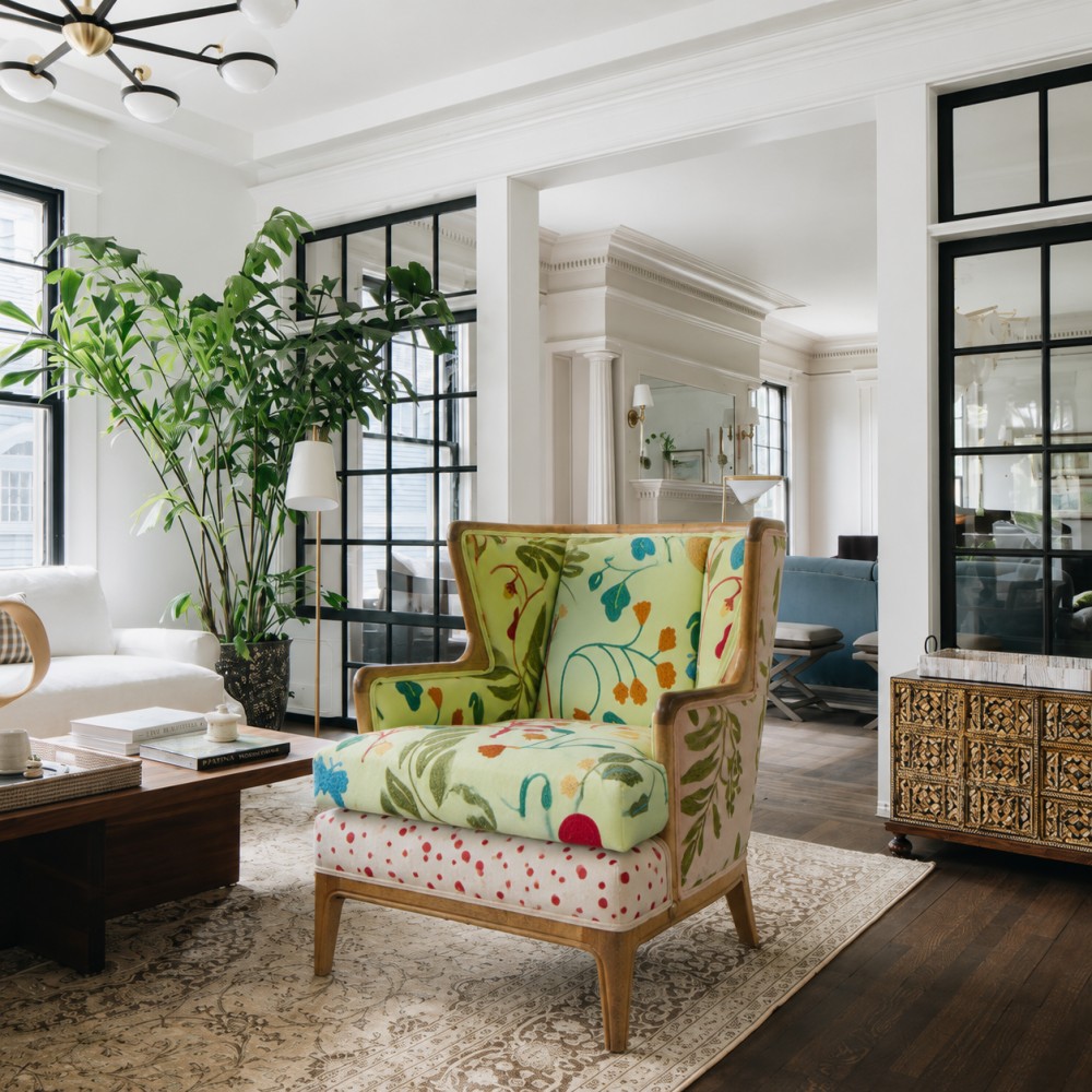 Botanical Floral Accent Armchair Bespoke Furniture £0.00 product_features