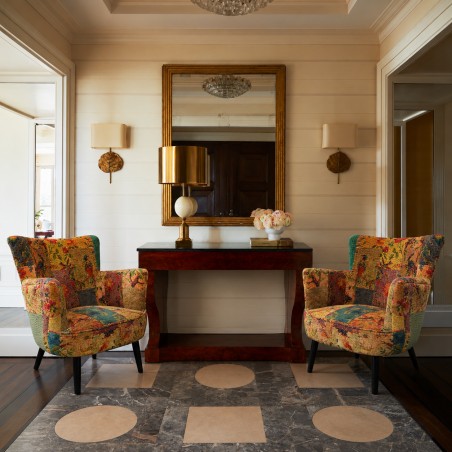 Bohemian Floral Lounge Chair Bespoke Furniture £0.00 product_features