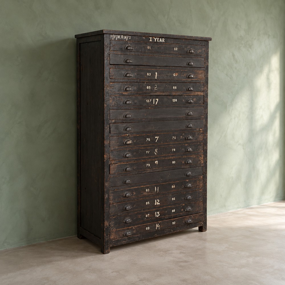 Apothecary Printers Letter Cabinet Smithers Antique Furniture £2,800.00 Kitchen Teak Wood product_features