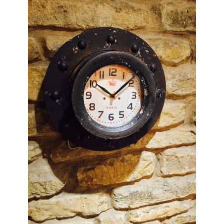 Vintage Nautilus Clock Home Smithers of Stamford £37.50 Store UK, US, EU, AE,BE,CA,DK,FR,DE,IE,IT,MT,NL,NO,ES,SE