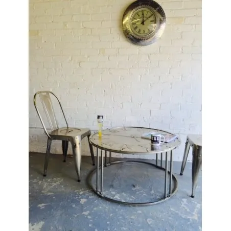 Iron Clock Table Smithers Side Tables & Coffee Tables £364.00 Living Room Iron product_features