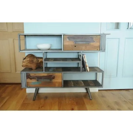 New York Shelf Smithers Reclaimed Wood Furniture £1,415.00 All Rooms Reclaimed Wood Oil Drum product_features