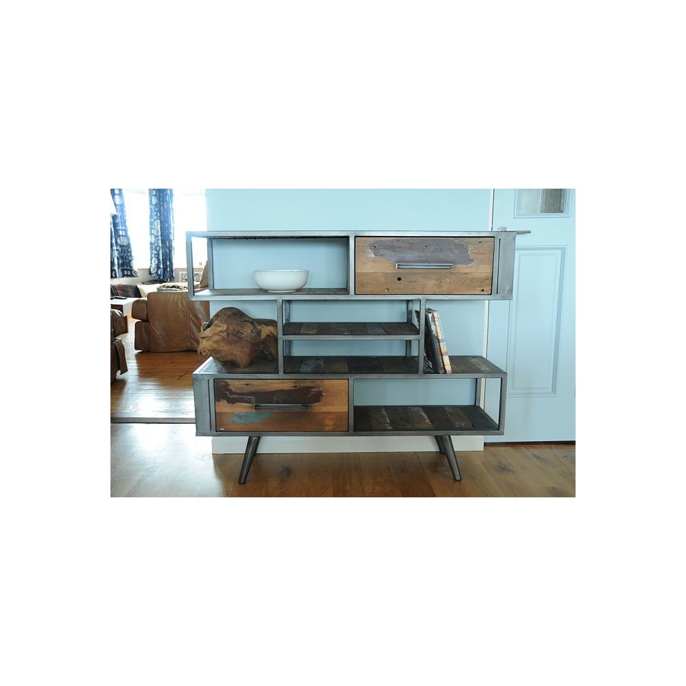 New York Shelf Smithers Reclaimed Wood Furniture £1,415.00 All Rooms Reclaimed Wood Oil Drum product_features