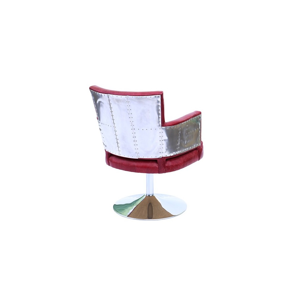 Aviator Red Leather Chair Smithers Archives £699.00 Office product_features