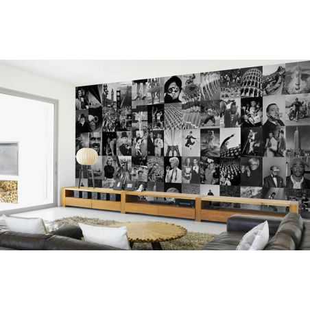 Iconic Collage Wallpaper Wallpaper Smithers of Stamford £61.25 Store UK, US, EU, AE,BE,CA,DK,FR,DE,IE,IT,MT,NL,NO,ES,SE