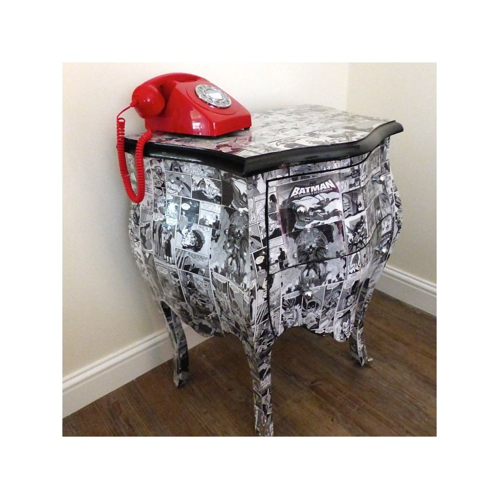 Batman Comic Console Chest Bombe Black and White Smithers Archives £550.00 product_features