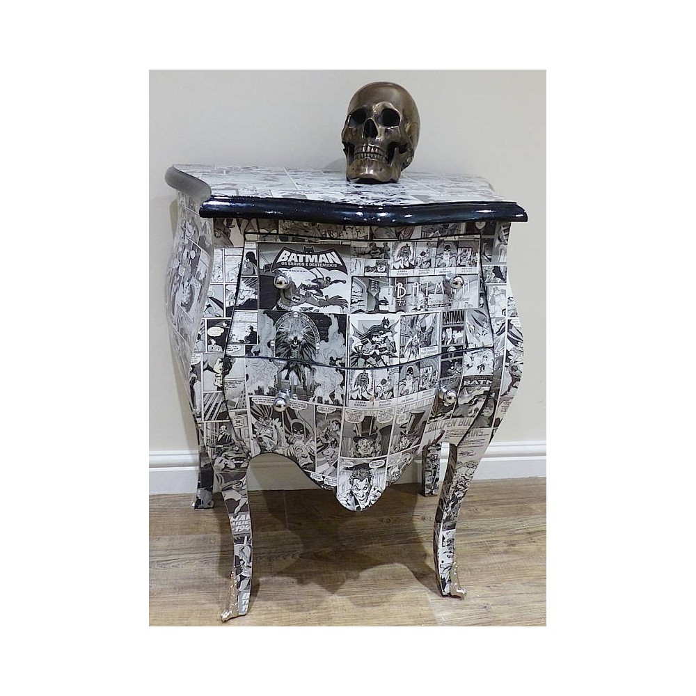 Batman Comic Console Chest Bombe Black and White Smithers Archives £550.00 product_features